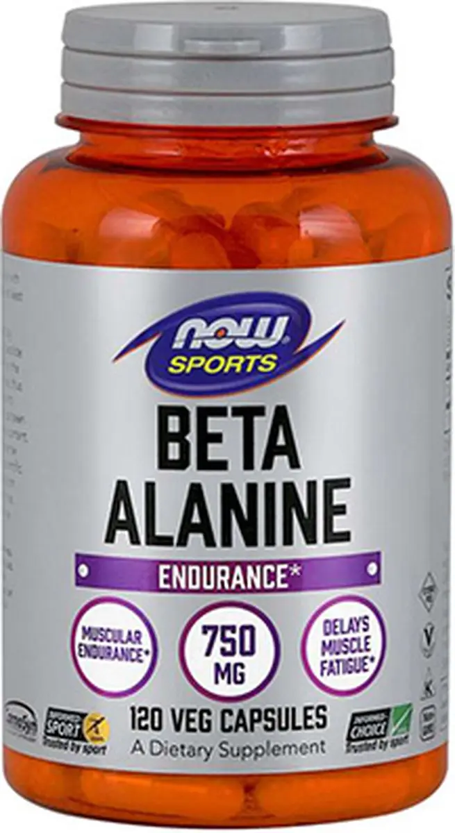 Now Foods Beta Alanine 750mg - 120 Stuks