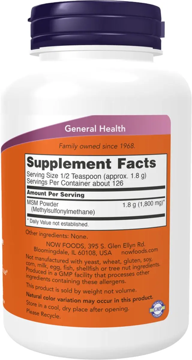 Now Foods MSM Poeder 227g