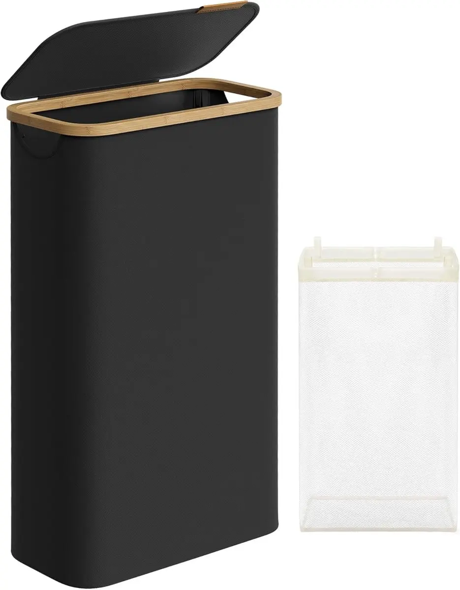 Songmics Wasmand met deksel LCB506B01