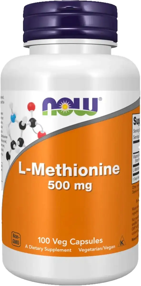 Now Foods L-Methionine 100 Capsules