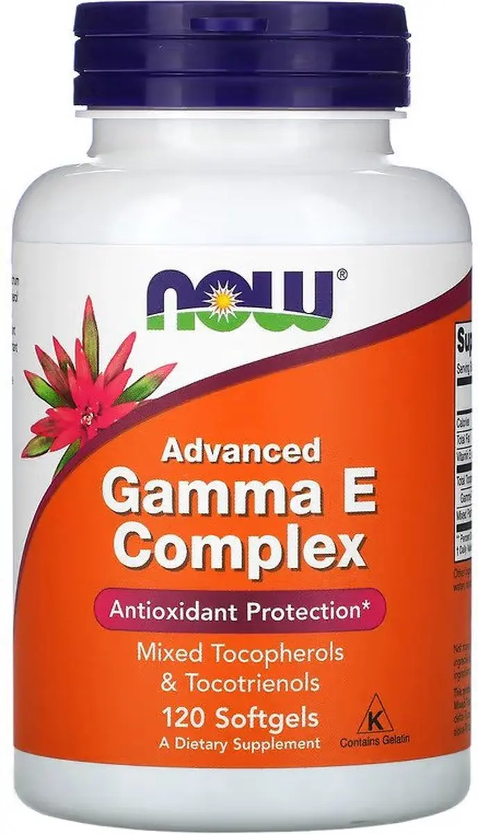 Now Foods Advanced Gamma E Complex 120 Softgels