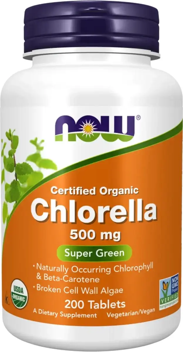 Now Foods Organische Chlorella 500mg
