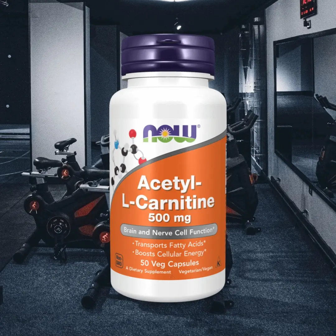 Now Foods Acetyl L-Carnitine 500mg - 50 Stuks