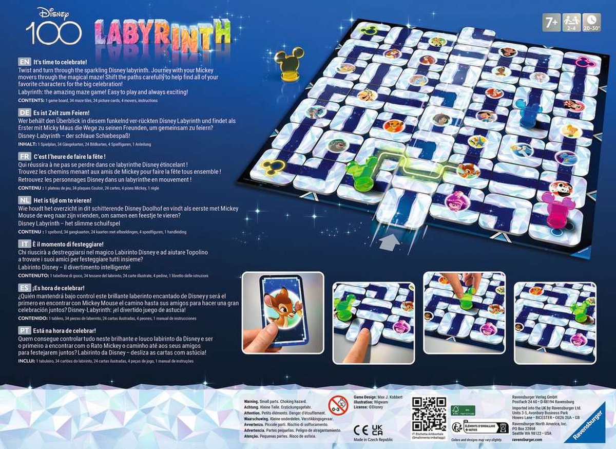 Ravensburger Labyrinth Disney 100 Jaar - Bordspel