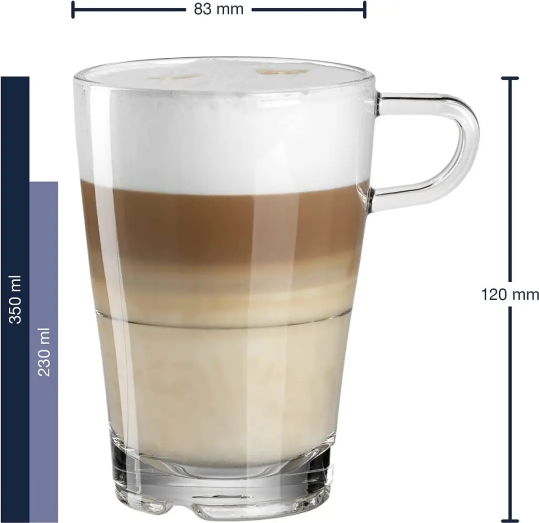 Leonardo Latte Macchiato Glazen - 6 Stuks - 0.35L