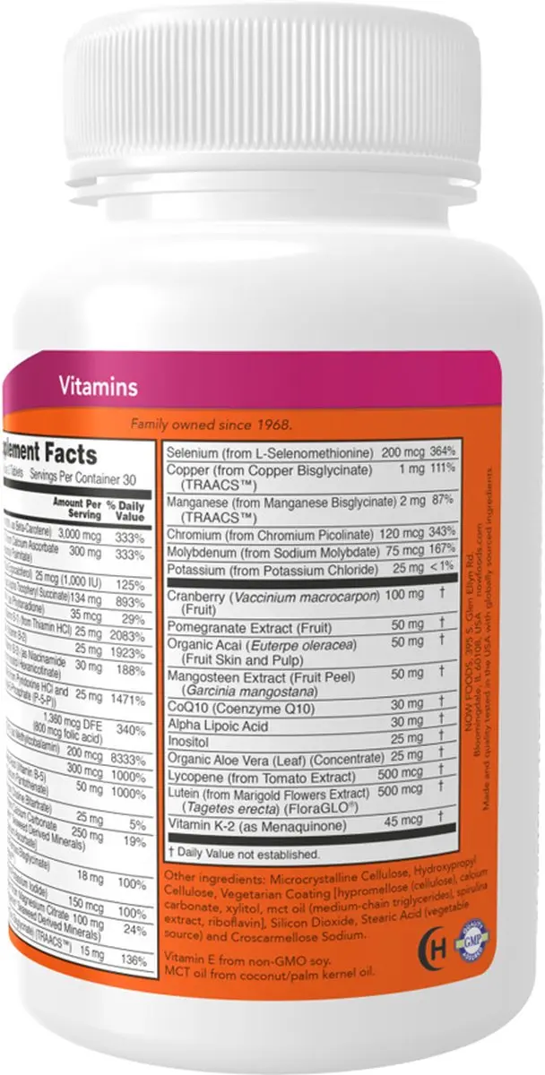 Now Foods Eve 180 Tabletten