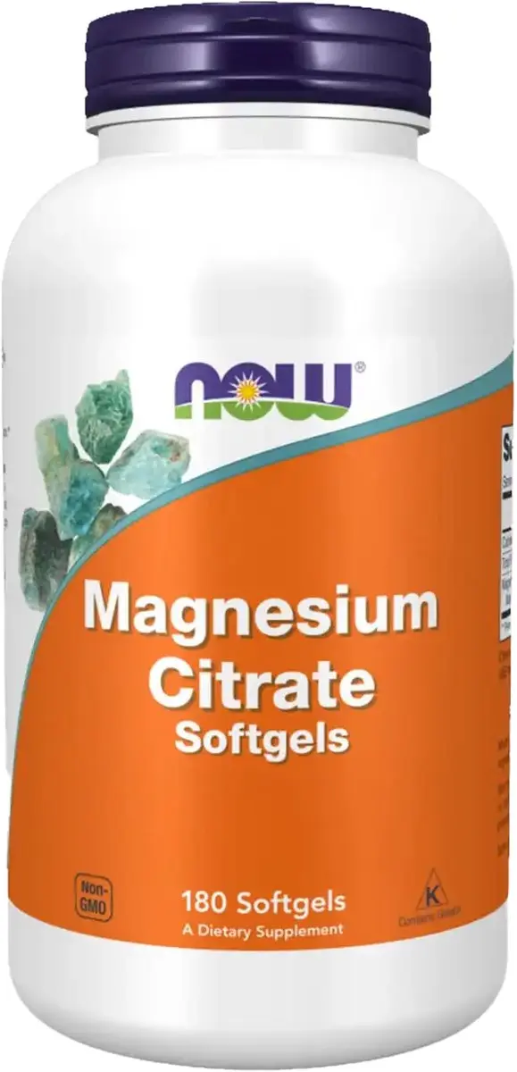 Now Foods Magnesium Citraat 400mg