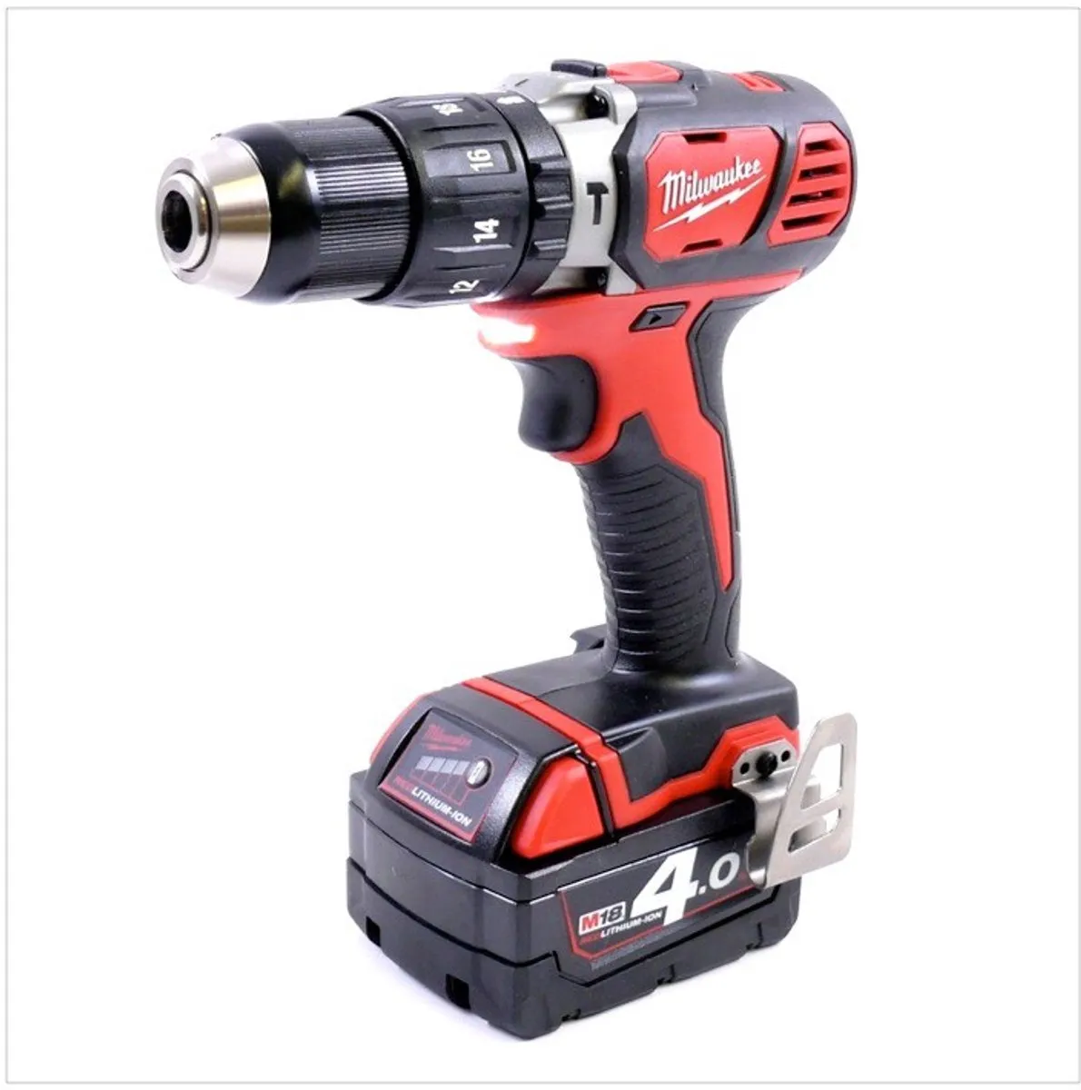 Milwaukee M18 BDD-402C Accu Schroefboormachine - 2 Snelheden - 2x 4Ah - afbeelding 6 van 6