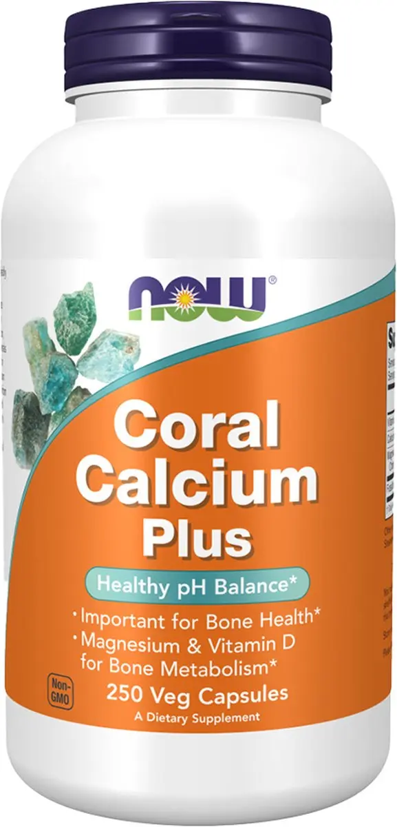 Now Foods Coral Calcium Plus Magnesium & Vit. D 100 Capsules