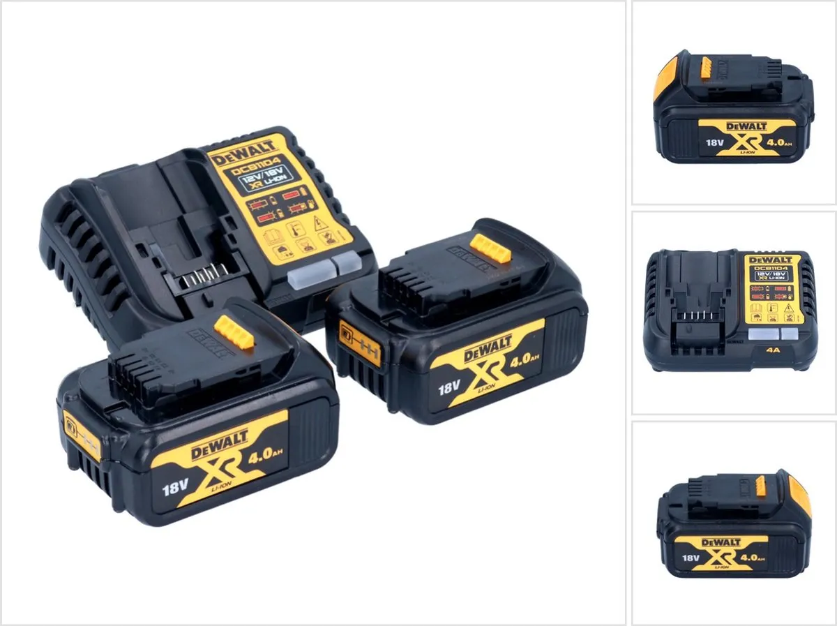 DeWalt DCB1104 M2 Accu-starterset 12V/18V