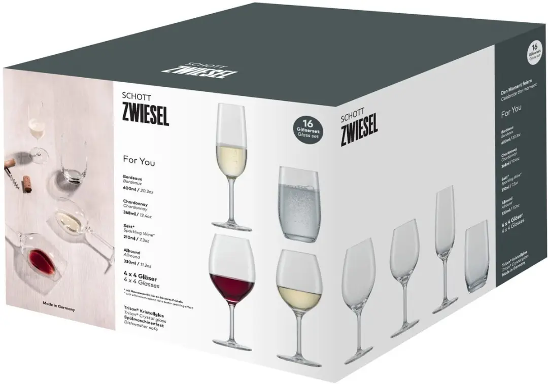 Schott Zwiesel For You Gläser-Set - 16 Stuks