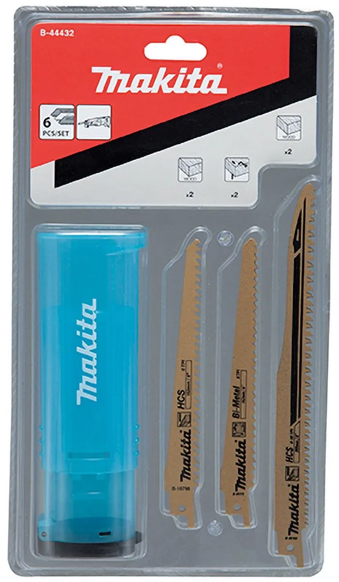 Makita Reciprozaagbladen Set B-44432