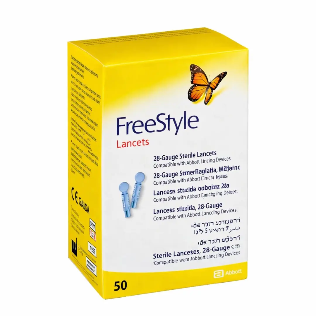Abbott Freestyle Lancetten 50 Stuks - Blauw