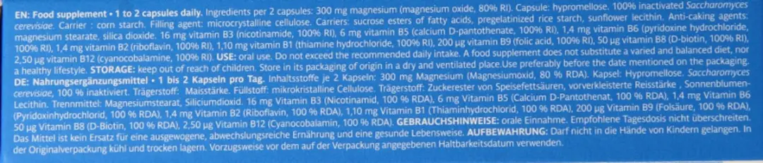 Trenker Magnesis 30 Capsules - 30mg