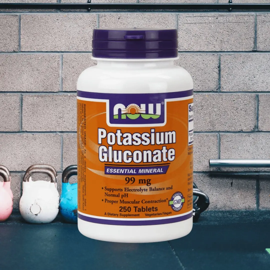 Now Foods Kaliumgluconaat 99mg - 250 Stuks