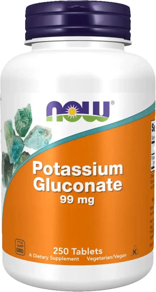 Now Foods Kaliumgluconaat 99mg