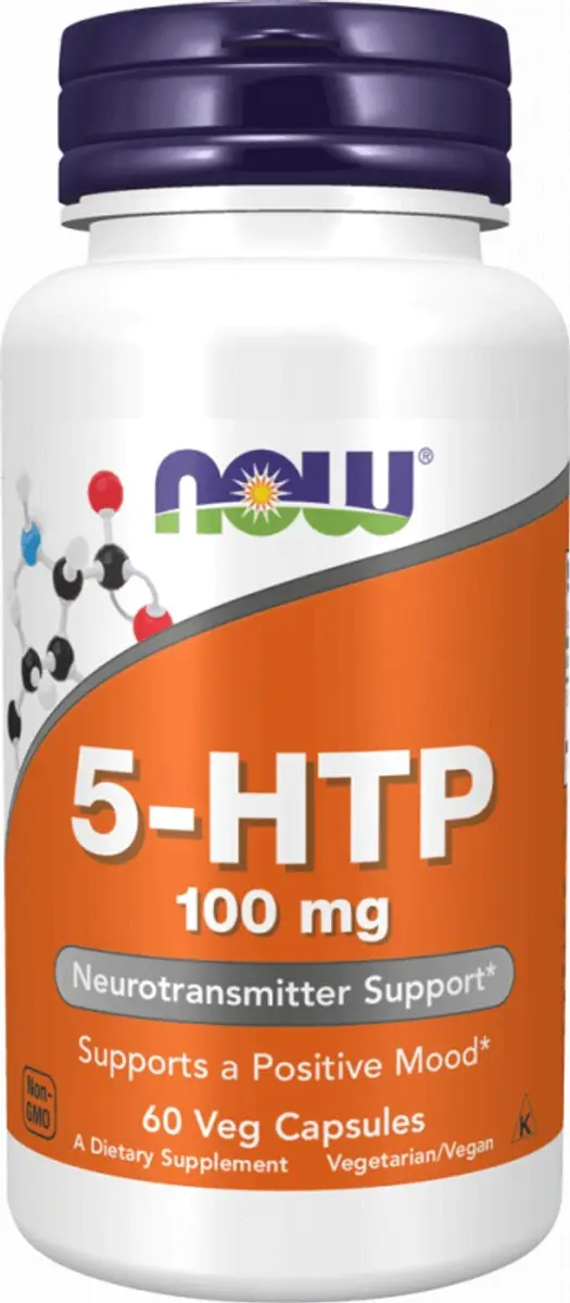 Now Foods 5-HTP 100mg - 60 Stuks
