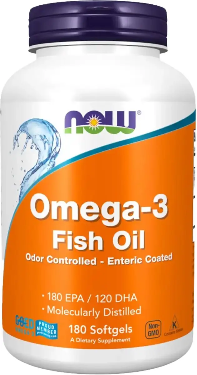 Now Foods Omega-3 Visolie 180 Softgels