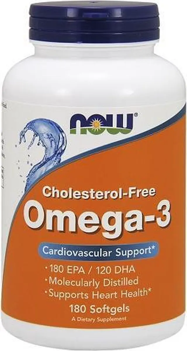 Now Foods Omega-3 Visolie 180 Softgels