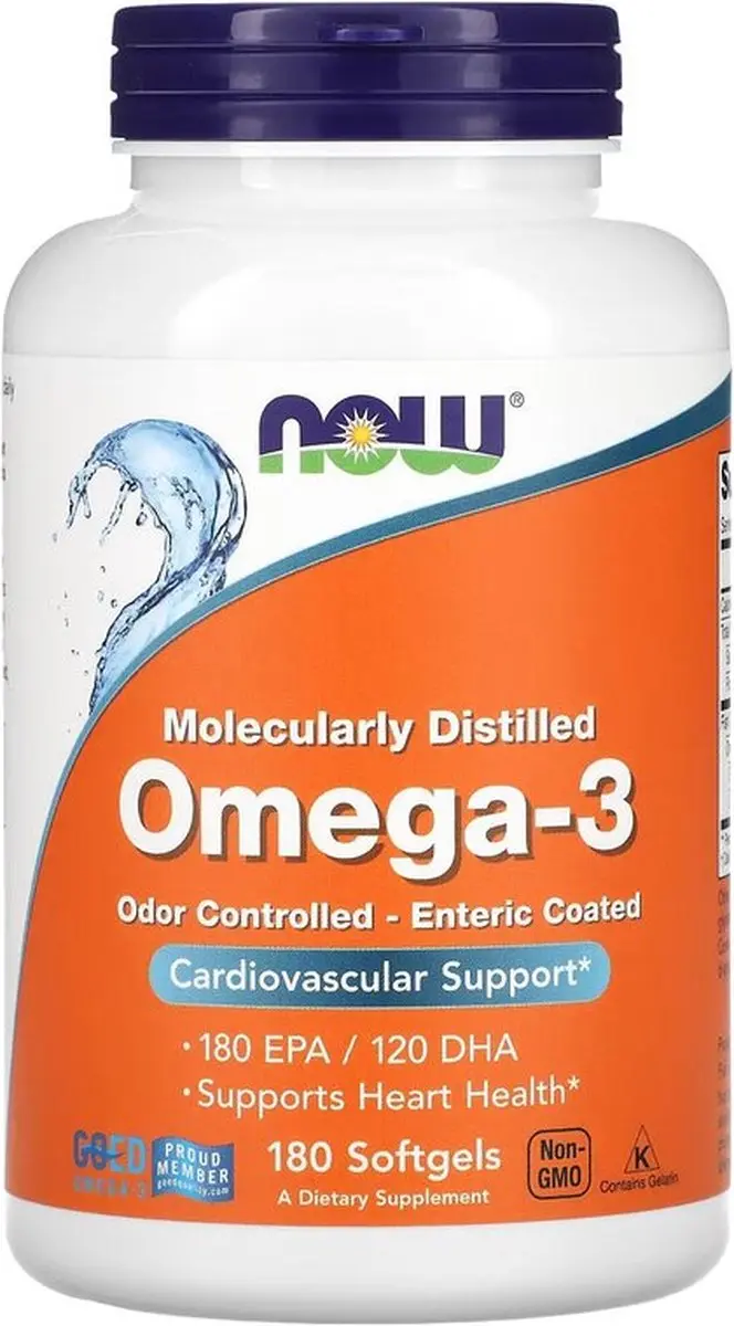 Now Foods Omega-3 Visolie 180 Softgels