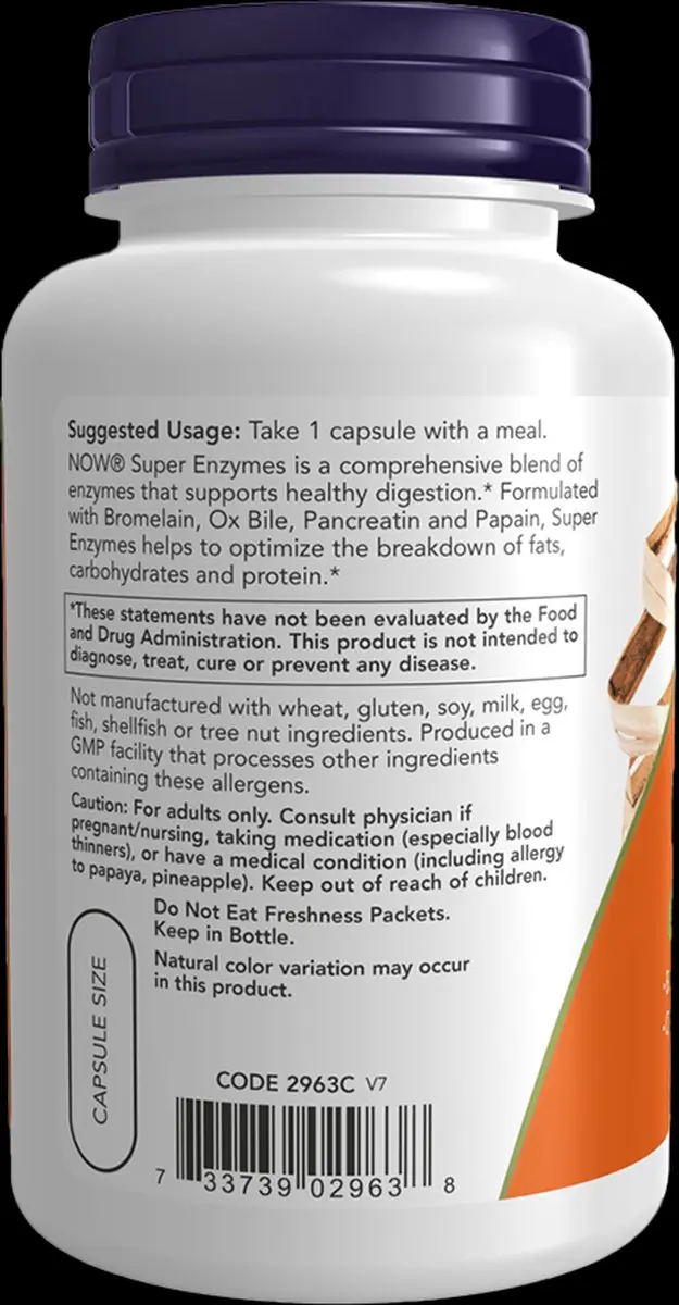 Now Foods Super Enzymes 90 Capsules