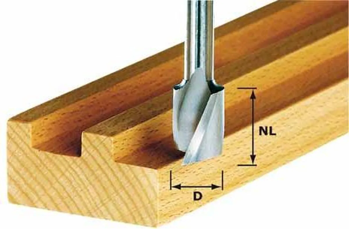 Festool HS Spi S8 D20/25 Spiraalfrees 8mm - Hout
