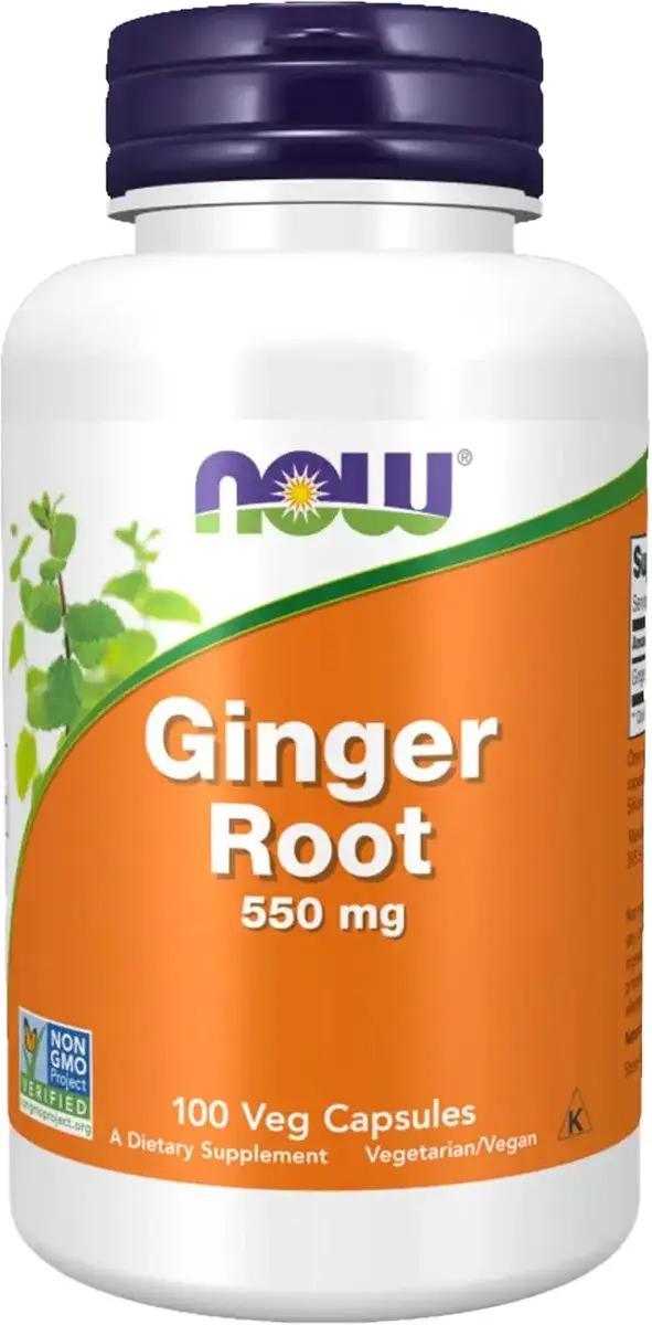 Now Foods Gemberwortel 550mg