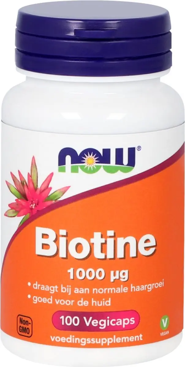 Now Foods Biotine 1000 µg 100 Capsules