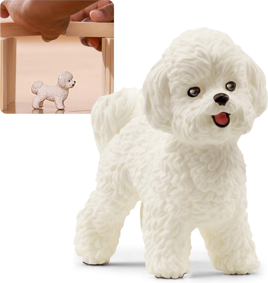 Schleich Farm World - Bichon Frise Hond, Figuur voor Kinderen 3+