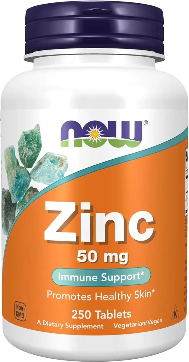 Now Foods Zink Gluconaat 50mg