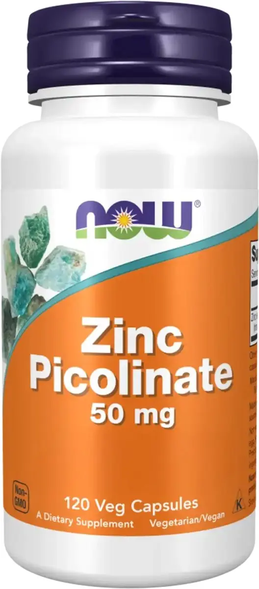 Now Foods Zinc Picolinate 50mg