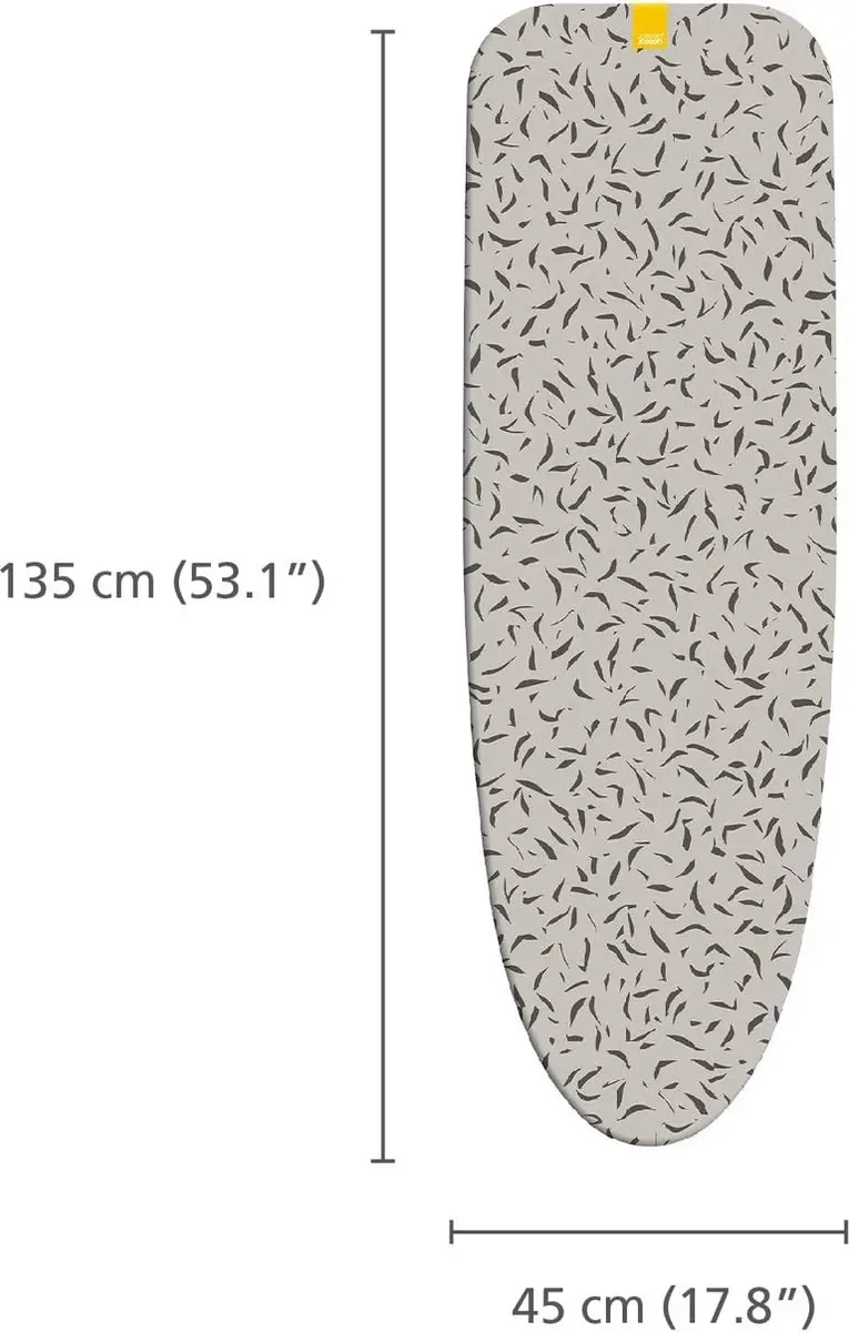 Joseph Joseph Strijkplankhoes 135x45cm - Beige/Zwart