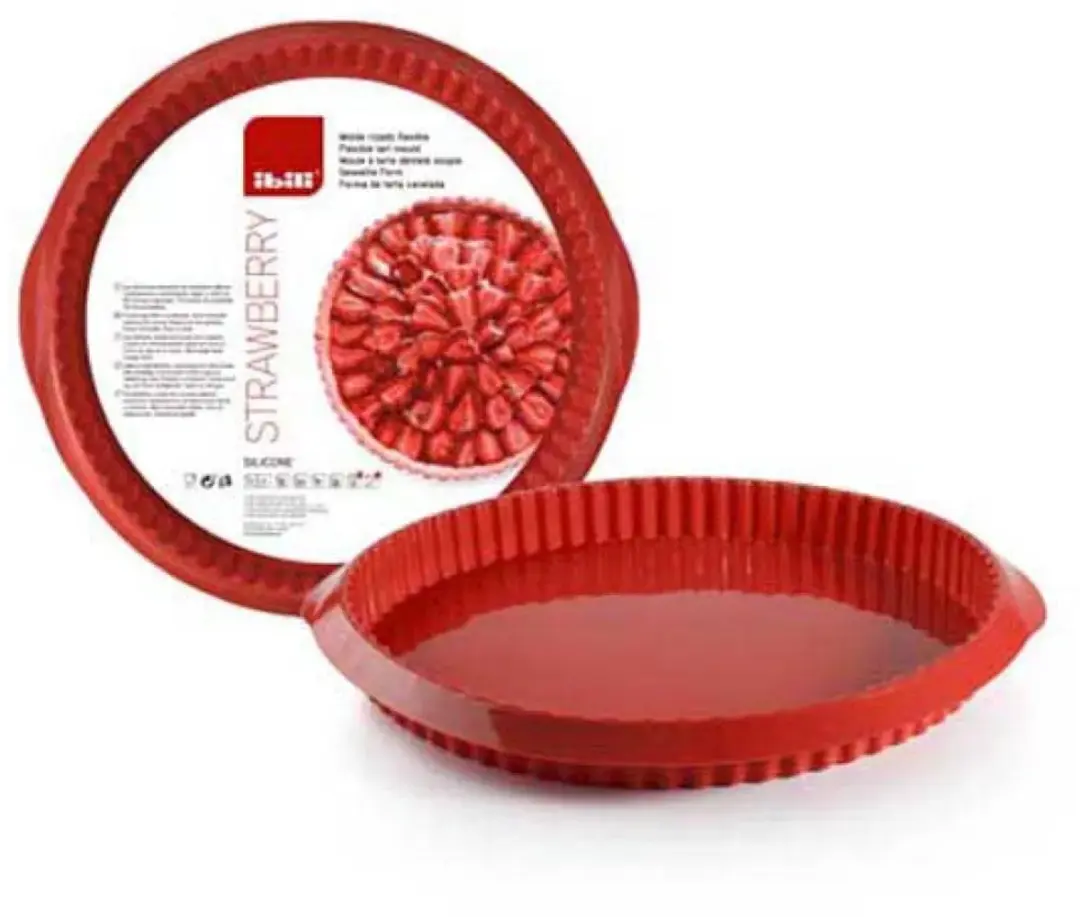 Ibili Strawberry Bakvorm 28cm - Transparant