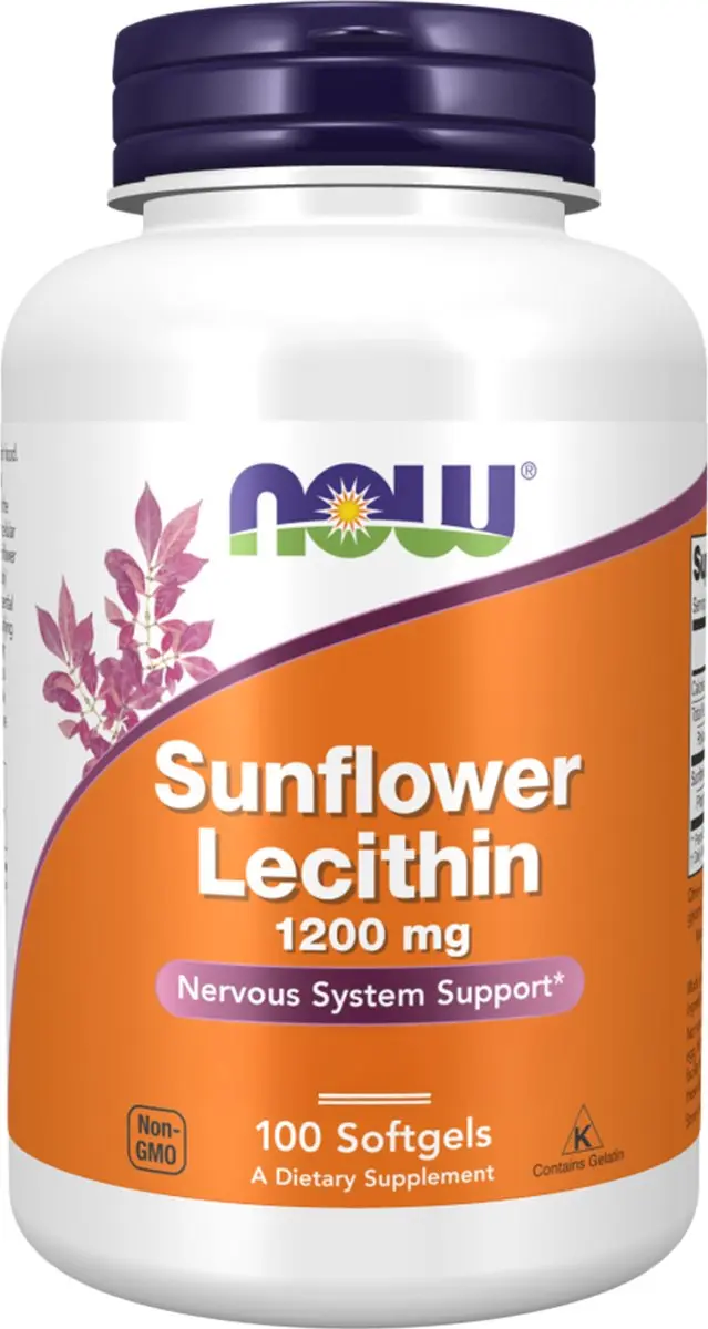 Now Foods Sunflower Lecithin 1200mg