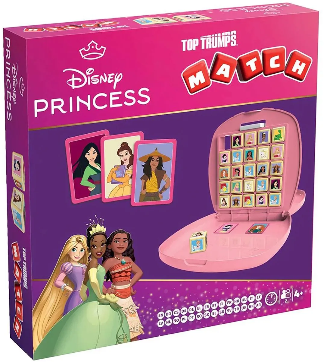 Winning Moves Top Trumps Match Disney Princess Meertalig