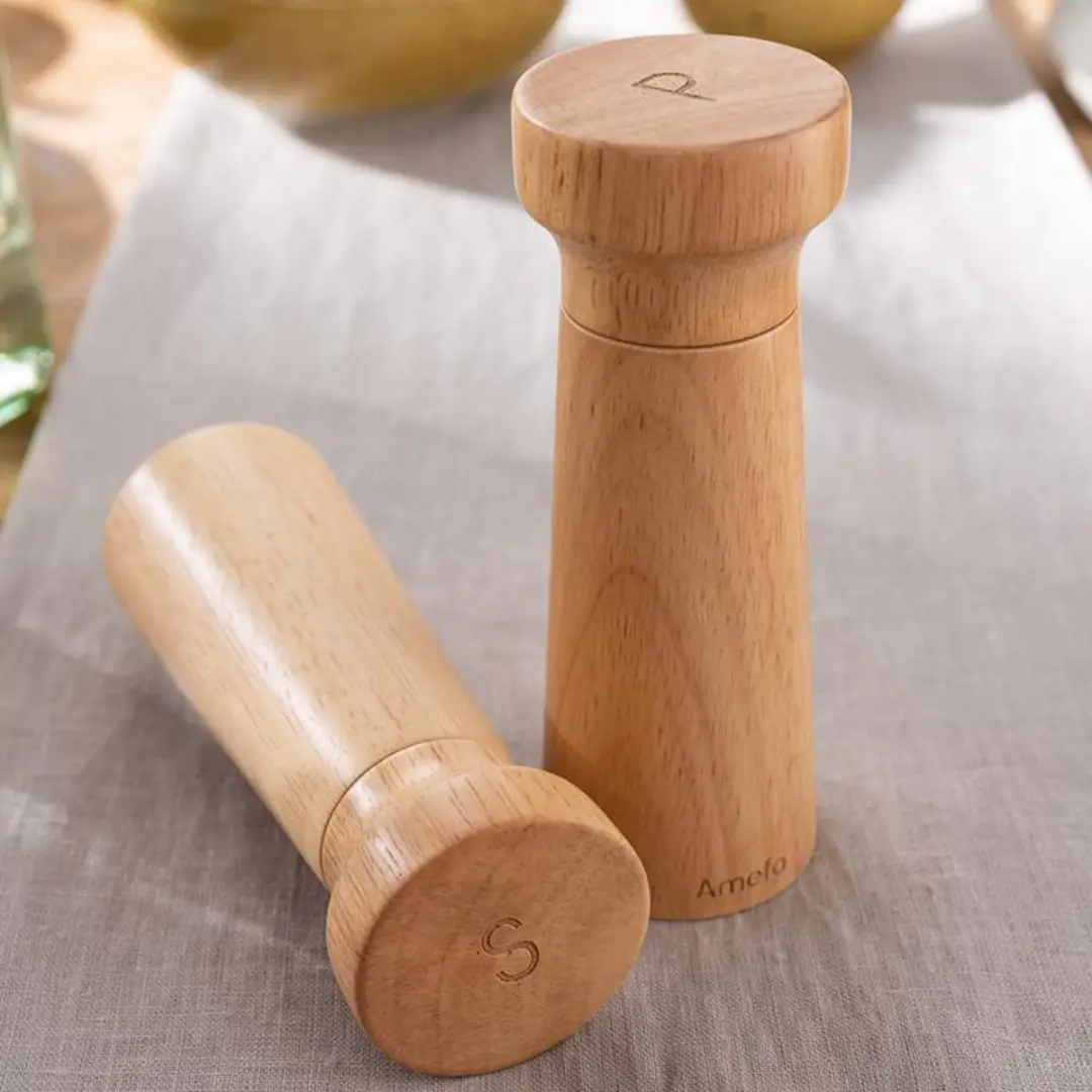 Amefa Zout- en Pepermolenset 15cm - Hout - 2-delig - afbeelding 6 van 6