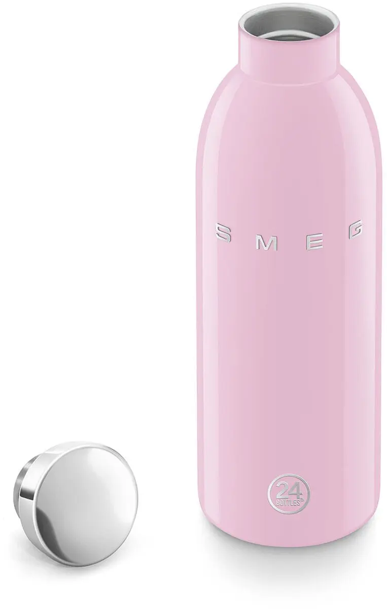 Smeg x 24Bottles WBF01PK Thermosfles 500ml - Roze