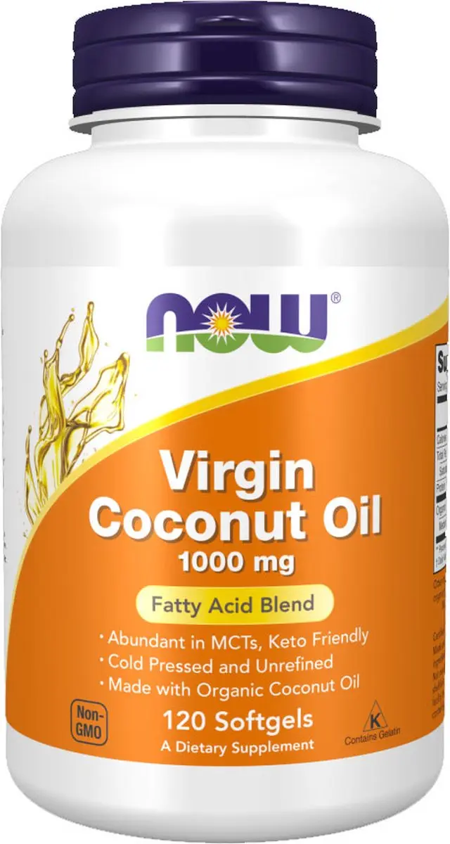 Now Foods Biologische Kokosolie 1000mg