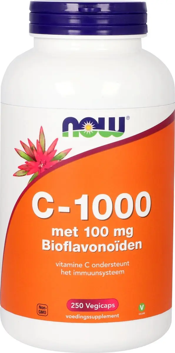 Now Foods Vitamine C 1000mg Bioflavonoïden 250ml - 250 Stuks