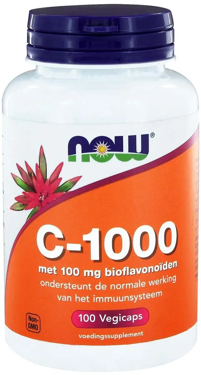 Now Foods Vitamine C 1000mg Bioflavonoïden 250ml - 250 Stuks