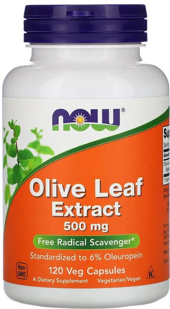 Now Foods Olijfblad Extract 500mg - 120 V-caps