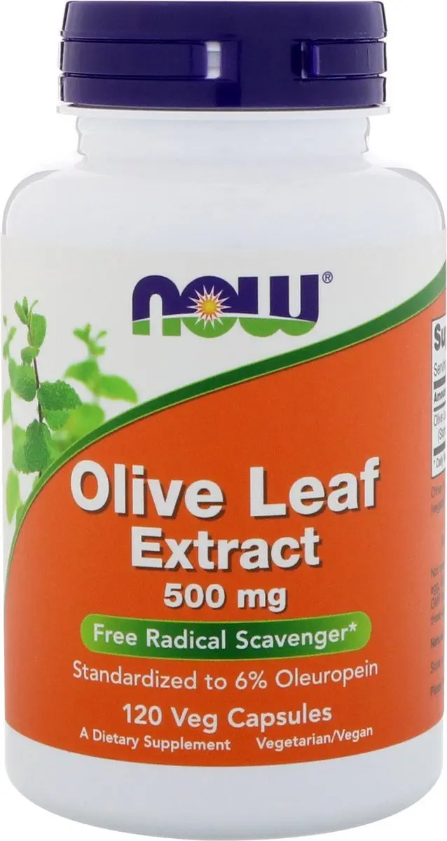 Now Foods Olijfblad Extract 500mg