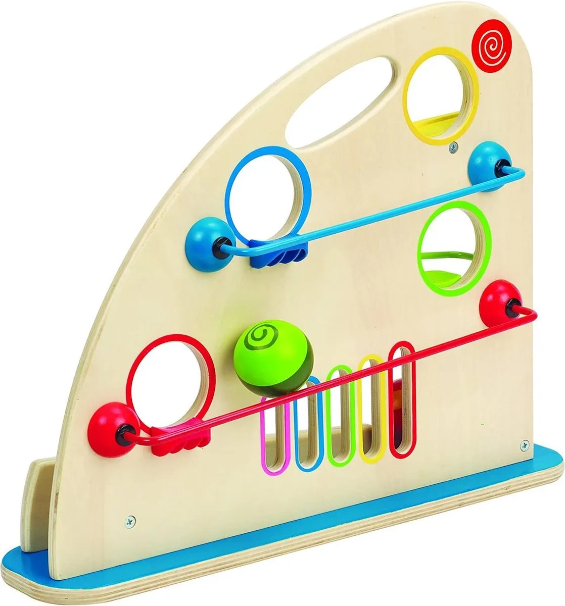 Hape Kugel-Rennbahn 301908 - 1 Baan, 3 Ballen - Multicolor