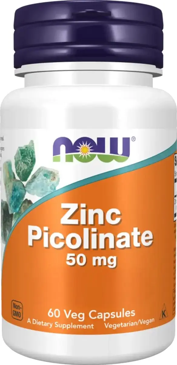 Now Foods Zink Picolinaat 50mg