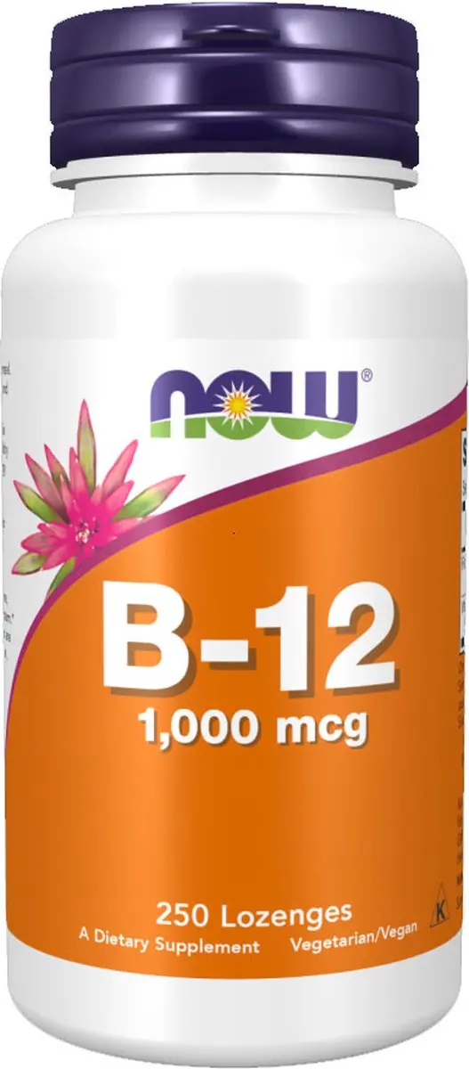 Now Foods B-12 1000mcg 250 Lozenges