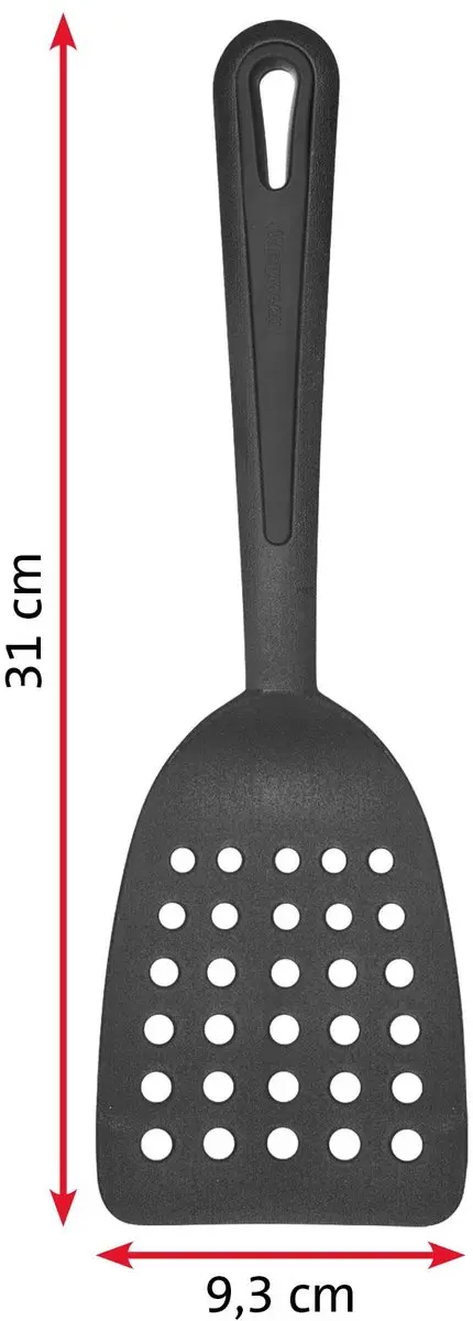 Westmark Spatel + Pan Lepel Set 2-delig - Gecoat Kookgerei - Zwart