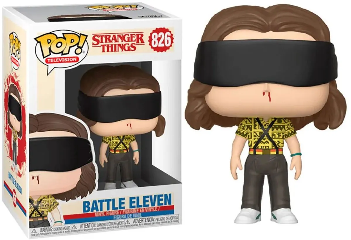 Funko POP! Stranger Things Battle Eleven #826 - 10cm Figuur - Multi - afbeelding 3 van 4
