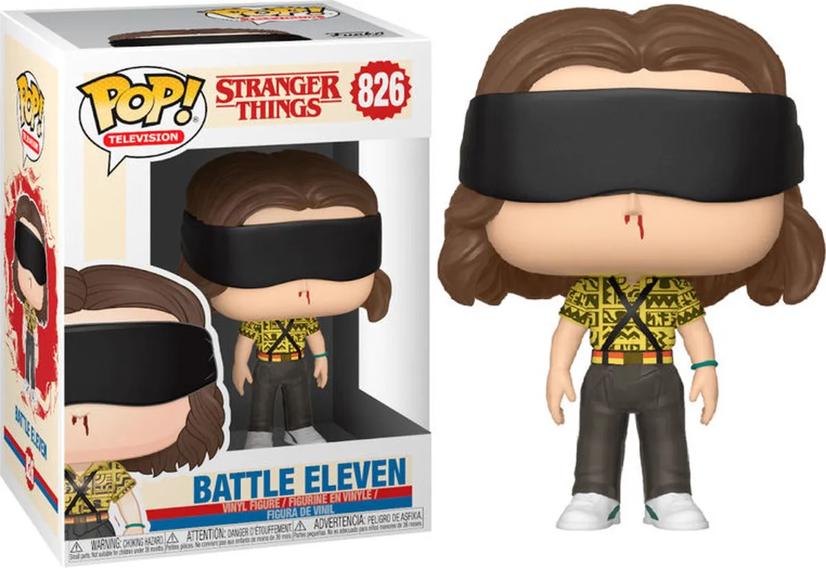 Funko POP! Stranger Things Battle Eleven #826 - 10cm Figuur - Multi - afbeelding 2 van 4