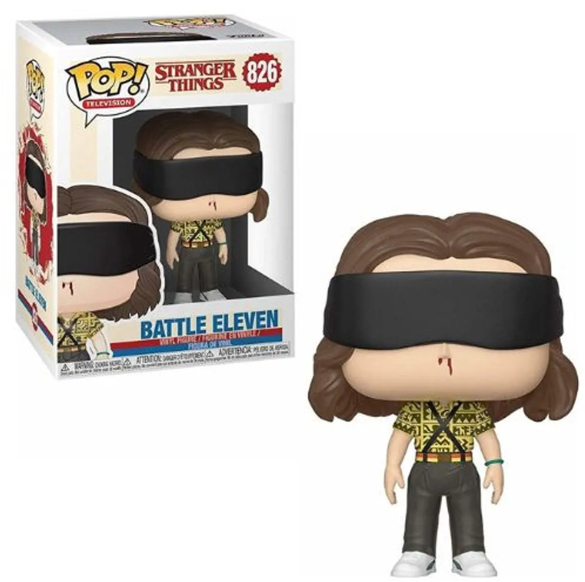 Funko POP! Stranger Things Battle Eleven #826 - 10cm Figuur - Multi - afbeelding 4 van 4
