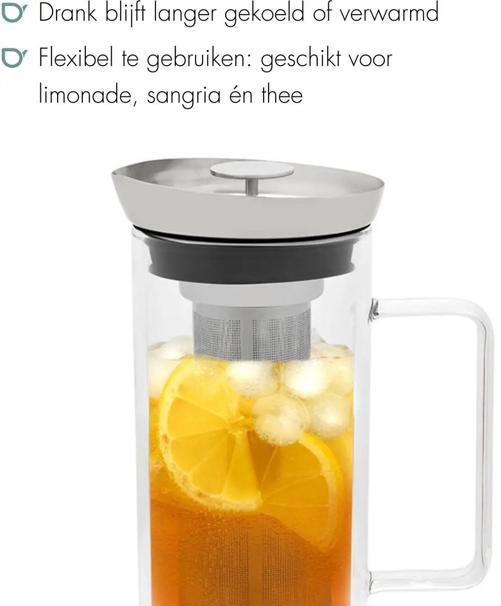 Bredemeijer Ice Tea Maker San Remo 1,0L - Transparant